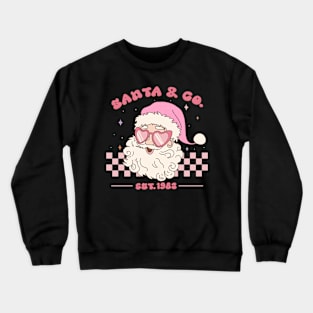 Santa and Co Pink Christmas Crewneck Sweatshirt